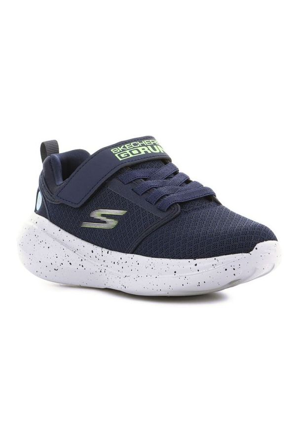 skechers - Buty Skechers Earthly Kid Jr 405028L-NVY granatowe. Zapięcie: rzepy. Kolor: niebieski. Materiał: syntetyk, materiał. Szerokość cholewki: normalna