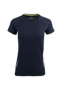 JUMPERS - Damska Koszulka Sportowa Jumper Morska - Oddychająca i Elastyczna. Kolor: niebieski. Materiał: poliester. Sport: piłka nożna