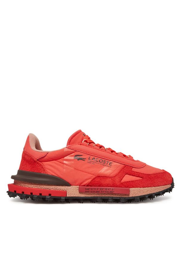 Lacoste Sneakersy 7-49SMA0002 Czerwony. Kolor: czerwony. Materiał: skóra, zamsz