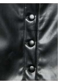 Brave Soul Spódnica z imitacji skóry LSKW-225LISABLK Czarny Regular Fit. Kolor: czarny. Materiał: skóra #4