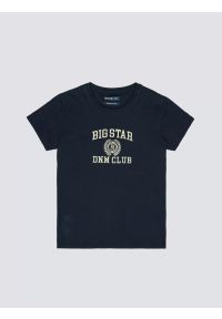 Big-Star - Koszulka damska z haftem granatowa Bensa 403. Kolor: niebieski. Wzór: haft #3