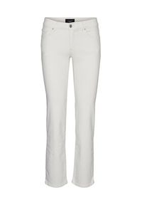 Vero Moda Jeansy Daf 10289168 Écru Straight Fit #4