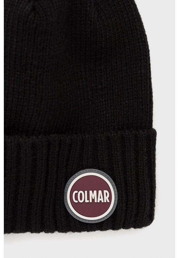 Colmar Czapka kolor czarny. Kolor: czarny. Materiał: materiał
