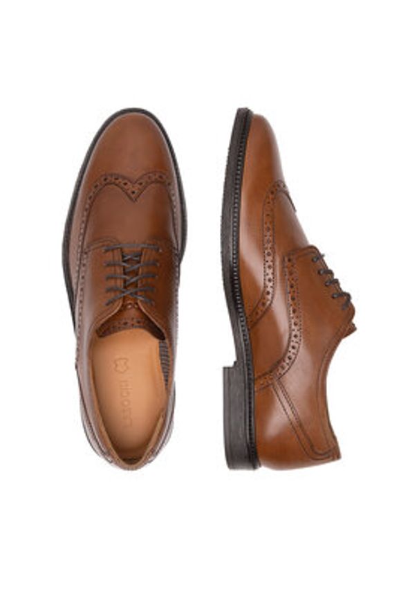 Lasocki Półbuty NORBERT-02 MB Brązowy. Kolor: brązowy. Materiał: skóra