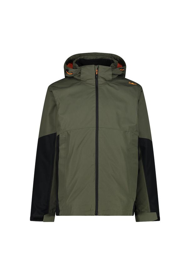 Wodoodporna kurtka 3 w 1 CMP. Kolor: zielony. Sport: turystyka piesza