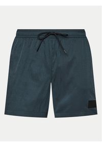 Calvin Klein Swimwear Szorty kąpielowe KM0KM01023 Czarny Regular Fit. Kolor: czarny. Materiał: syntetyk