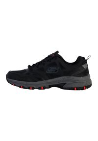 skechers - Buty trekkingowe męskie Skechers Hillcrest. Zapięcie: sznurówki. Kolor: czarny. Materiał: materiał, syntetyk, tkanina, skóra. Szerokość cholewki: normalna. Sport: turystyka piesza