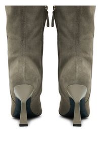 Patrizia Pepe Muszkieterki 8Y0090/L033-S690 Szary. Kolor: szary. Materiał: skóra, zamsz #6