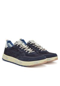 Premiata Sneakersy Nous Var 7222 Granatowy. Kolor: niebieski. Materiał: materiał