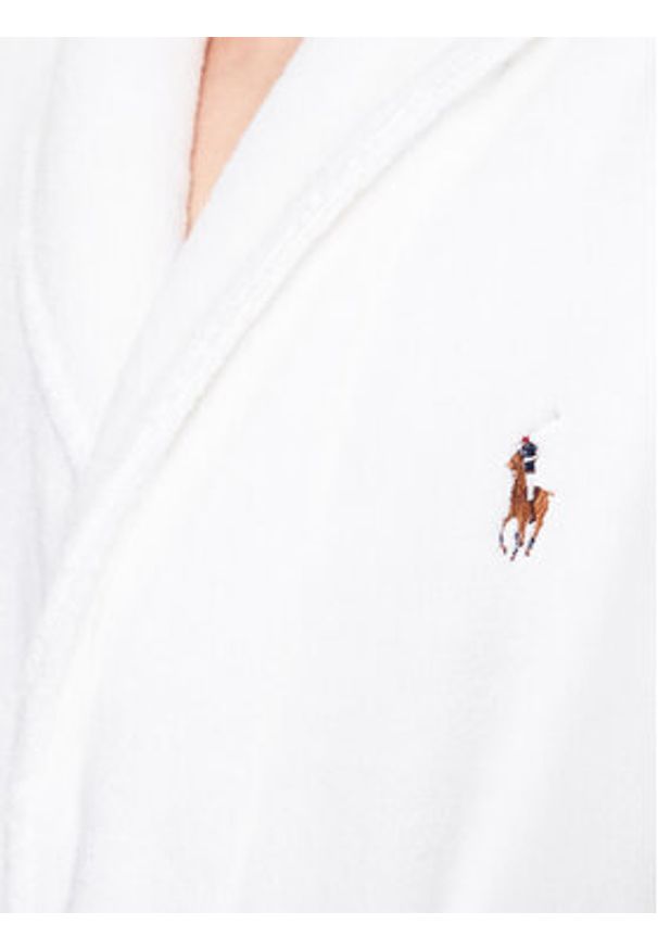 Polo Ralph Lauren Szlafrok 714899683002 Biały. Typ kołnierza: polo. Kolor: biały. Materiał: bawełna