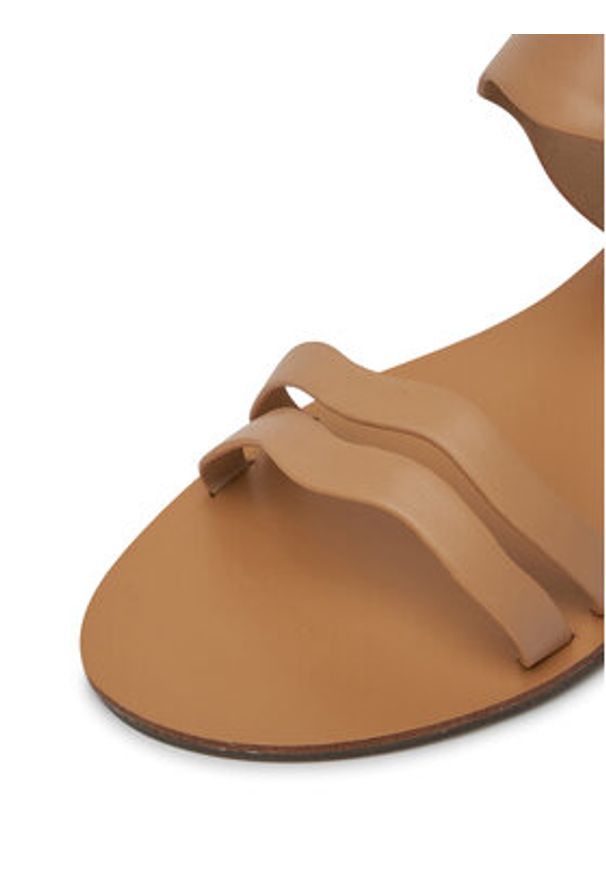 DeeZee Sandały E6720-101 Beżowy. Kolor: beżowy. Materiał: syntetyk, materiał