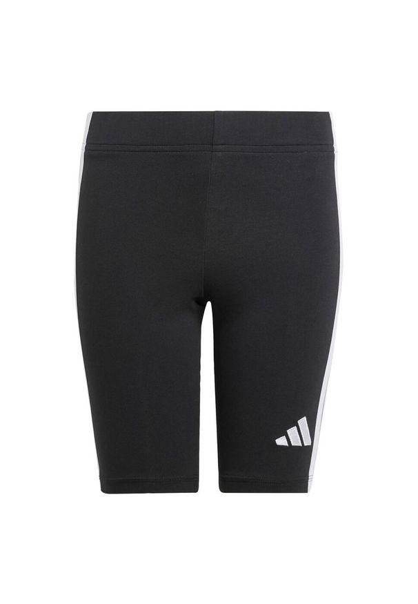 Adidas - Szorty kolarskie dziecięce Essentials. Okazja: na uczelnię. Kolor: czarny, wielokolorowy, biały. Materiał: materiał. Styl: sportowy, elegancki. Sport: kolarstwo