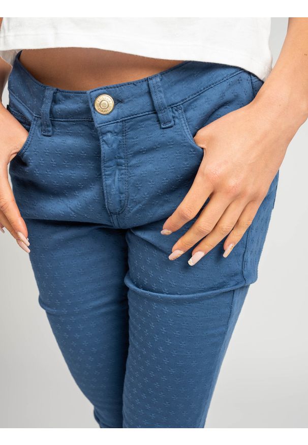 Trussardi Jeans Spodnie | 56J00059 | Kobieta | Niebieski. Kolor: niebieski. Materiał: bawełna, elastan