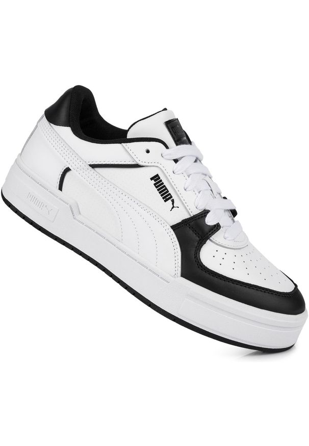 Puma - Męskie buty sportowe sneakersy skórzane na codzień PUMA CA PRO RETRO. Kolor: biały. Materiał: skóra