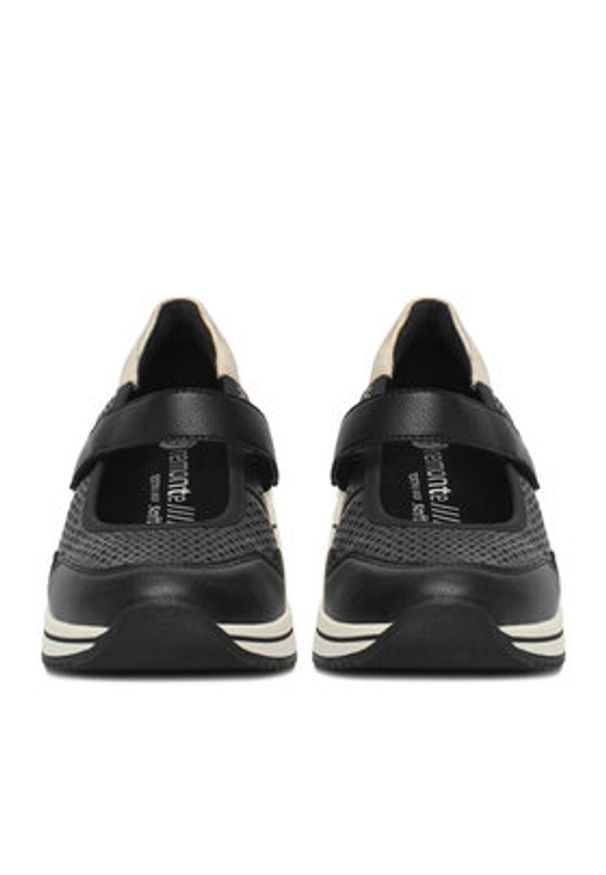 Remonte Półbuty CEO-D0T21-03 Czarny. Kolor: czarny. Materiał: syntetyk, skóra