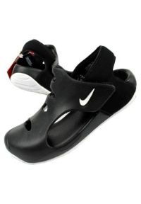 Sandały sportowe Nike Jr DH9465-001 czarne. Zapięcie: rzepy. Kolor: czarny. Sezon: lato. Styl: sportowy #1