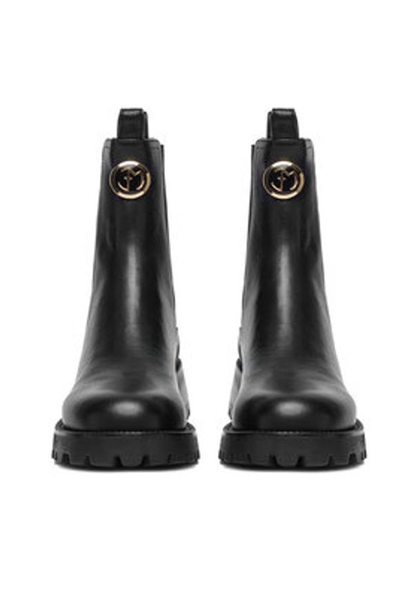 Eva Minge Sztyblety EO-LARA-220-701 Czarny. Kolor: czarny. Materiał: skóra