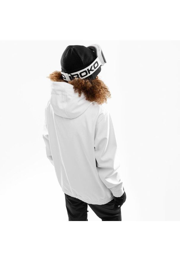 Damska kurtka snowboardowa Sporty zimowe SIROKO W3-W Antarctica. Kolor: biały. Materiał: materiał, softshell. Sezon: zima. Sport: snowboard