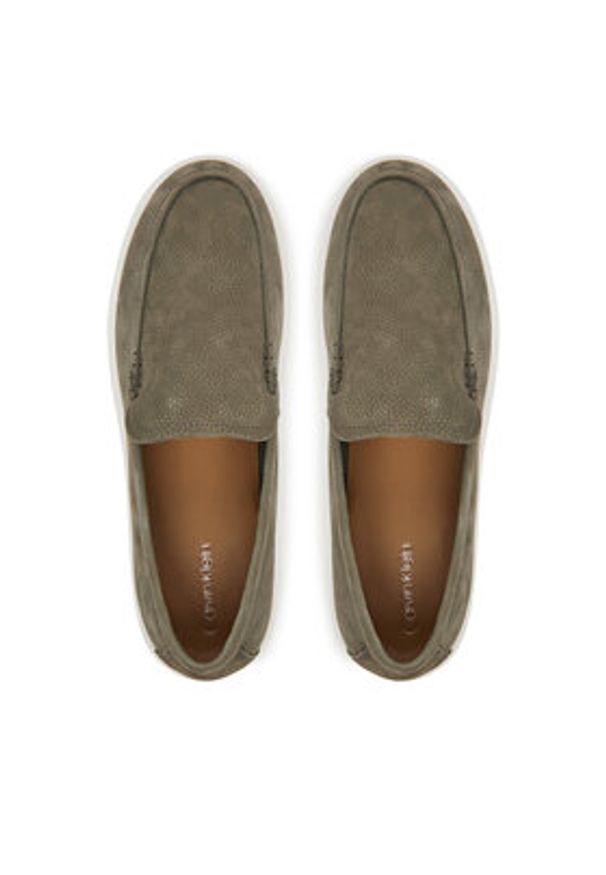 Calvin Klein Mokasyny Hybrid Moccasin Nu HM0HM01902 Zielony. Kolor: zielony. Materiał: skóra