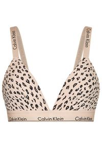 Calvin Klein Underwear Biustonosz braletka 000QF5980E Beżowy. Kolor: beżowy. Materiał: bawełna #3