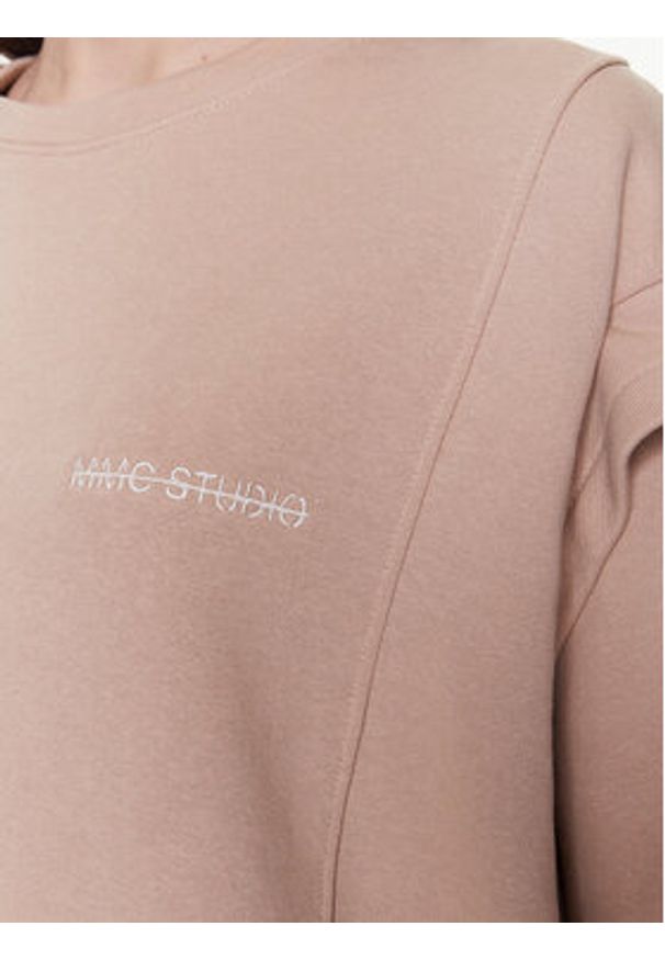 MMC STUDIO - MMC Studio Bluza Loretta Beżowy Relaxed Fit. Kolor: beżowy. Materiał: bawełna