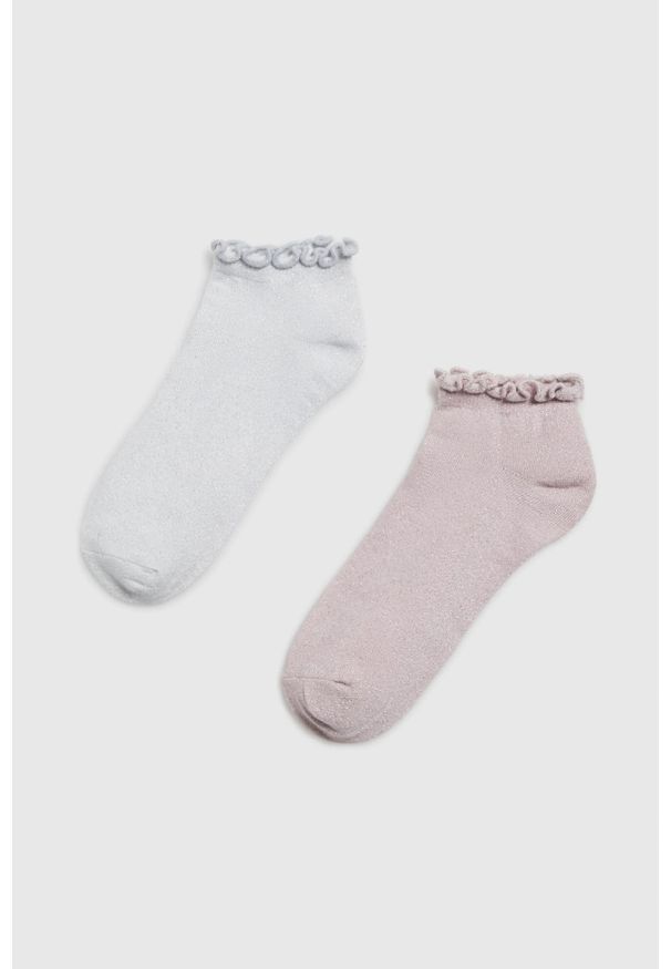 MOODO - Skarpety 2-pack. Materiał: poliester, bawełna, elastan