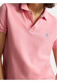 Polo Ralph Lauren Polo 211935587001 Różowy Regular Fit. Typ kołnierza: polo. Kolor: różowy. Materiał: bawełna #4