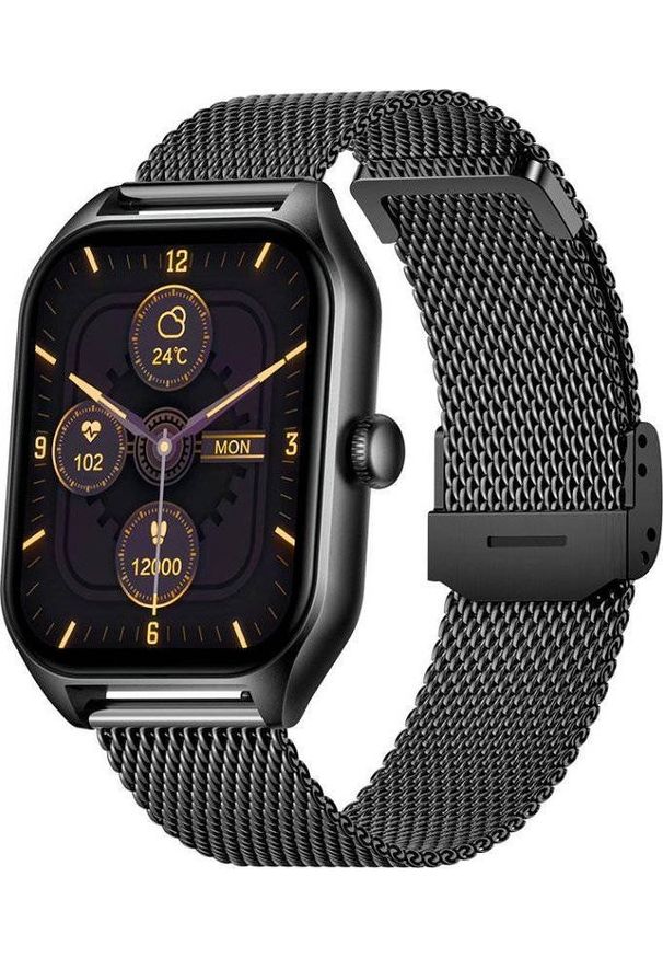 Smartwatch Rubicon RNCF03 Czarny. Rodzaj zegarka: smartwatch. Kolor: czarny