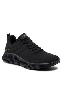 skechers - Skechers Sneakersy Bobs Geo-How Marvelous 117422/BBK Czarny. Kolor: czarny. Materiał: skóra #6