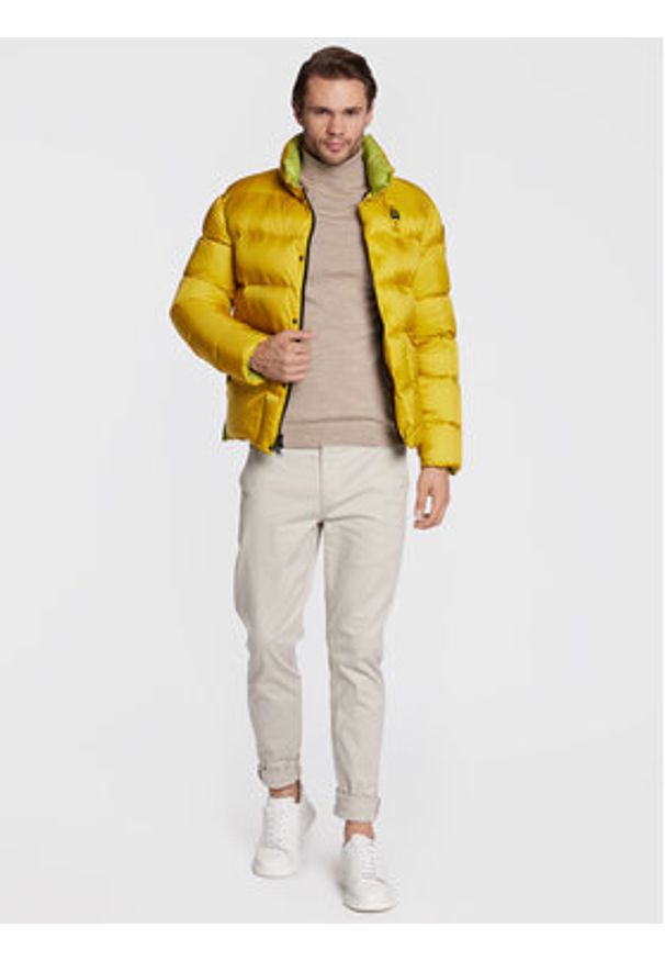 Blauer Kurtka puchowa Fletcher BLUC03219 006365 Żółty Regular Fit. Kolor: żółty. Materiał: syntetyk, puch