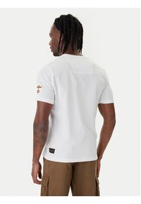 Aeronautica Militare T-Shirt 261TS2536UJ00641 Biały Regular Fit. Kolor: biały. Materiał: bawełna #3