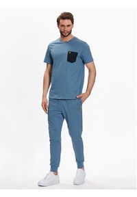 Lyle & Scott T-Shirt Contrast Pocket T-Shirt TS831VOG Granatowy Regular Fit. Kolor: niebieski. Materiał: bawełna #2