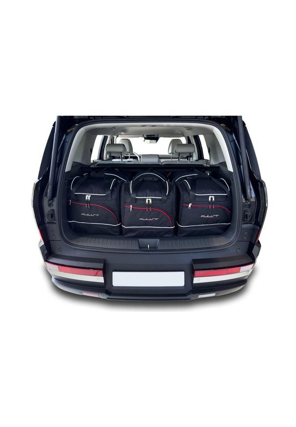 KJUST - Torby Do Bagażnika Hyundai Santa Fe Phev 2023+ 6Szt Kjust. Kolor: czarny. Styl: sportowy