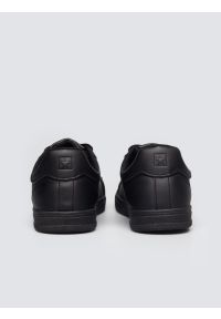 Big-Star - Sneakersy męskie ze skóry ekologicznej czarne NN174281 906. Okazja: na co dzień. Nosek buta: okrągły. Zapięcie: sznurówki. Kolor: czarny. Materiał: skóra ekologiczna. Sport: turystyka piesza #5