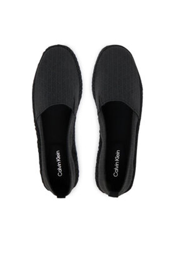Calvin Klein Espadryle Espadrille Aop Cv HM0HM02231 Czarny. Kolor: czarny. Materiał: materiał