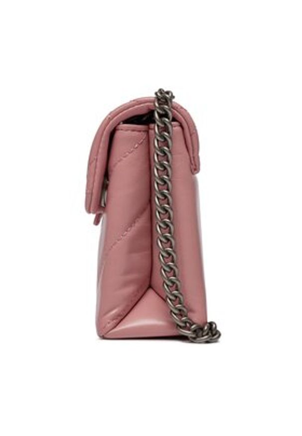 Kurt Geiger Torebka Leather Mini Kensington 846398109 Różowy. Kolor: różowy. Materiał: skórzane