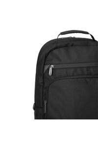 Wittchen - Męski plecak na laptopa 15,6” z krytym suwakiem. Kolor: czarny. Materiał: poliester. Wzór: aplikacja. Styl: klasyczny, casual, elegancki #6