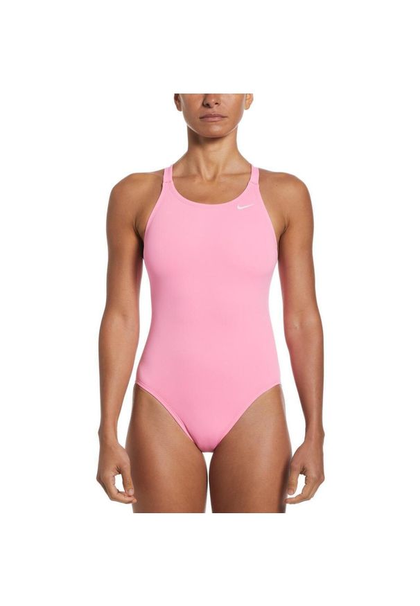 Strój Kąpielowy Nike Hydrastrong Solid Fastback – Różowy – Rozmiar 38. Kolor: różowy
