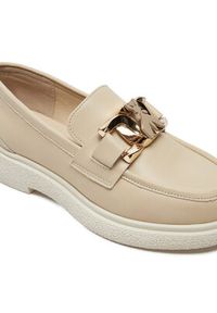 Patrizia Pepe Loafersy PJ282.22 Beżowy. Kolor: beżowy. Materiał: skóra #3