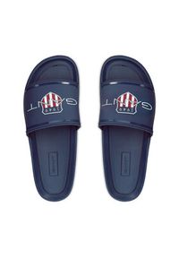 GANT - Gant Klapki 32609300 Granatowy. Kolor: niebieski. Materiał: syntetyk #6