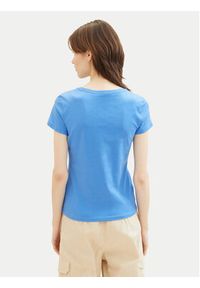 Tom Tailor Denim T-Shirt 1040185 Niebieski Regular Fit. Kolor: niebieski. Materiał: bawełna