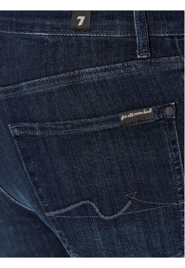 7 FOR ALL MANKIND - 7 For All Mankind Jeansy Luxe Performance Plus JSMSA230IP Granatowy Slim Fit. Kolor: niebieski