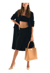 Kazar - Beżowe czółenka damskie. Kolor: beżowy. Materiał: skóra. Szerokość cholewki: normalna. Obcas: na obcasie. Styl: klasyczny. Wysokość obcasa: średni #2