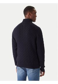 TOMMY HILFIGER - Tommy Hilfiger Sweter Classic MW0MW36532 Granatowy Regular Fit. Kolor: niebieski. Materiał: bawełna #3