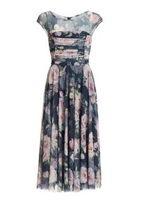 Swing Sukienka koktajlowa 5AK11400 Granatowy Regular Fit. Kolor: niebieski. Materiał: syntetyk. Styl: wizytowy #5