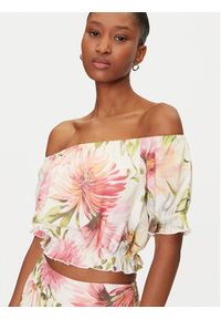 Guess Bluzka W5GH61 WH4S2 Kolorowy Regular Fit. Materiał: wiskoza. Wzór: kolorowy #2