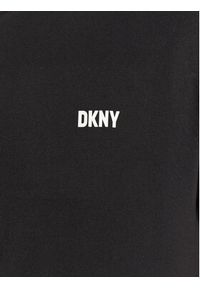 DKNY T-Shirt N5_6884_DKY Czarny Regular Fit. Kolor: czarny. Materiał: bawełna #5