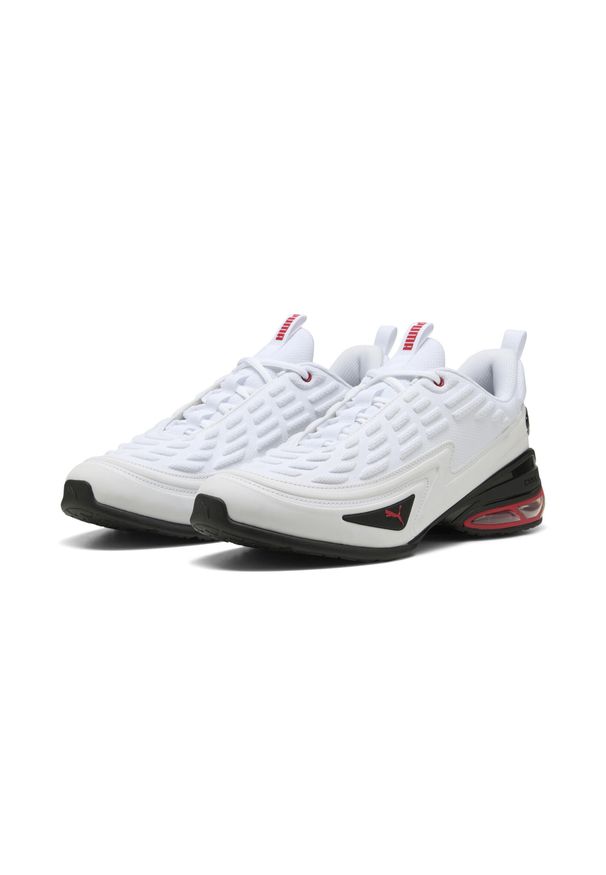 Puma - Sneakersy unisex Meza PUMA White Black For All Time Red. Kolor: czerwony, biały, wielokolorowy, czarny. Sport: turystyka piesza