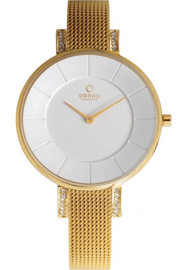 Zegarek OBAKU Zegarek damski Obaku Denmark V158LEGIMG złoty. Kolor: złoty
