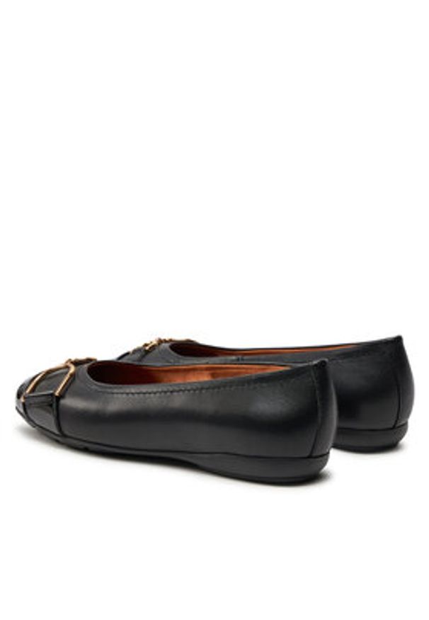 Geox Baleriny D Annytah D457NB 0TUHH C9999 Czarny. Kolor: czarny. Materiał: skóra